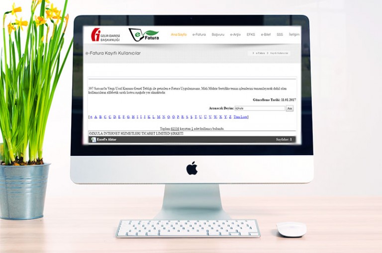 E-Fatura Sistemine Geçişimiz Tamamlandı