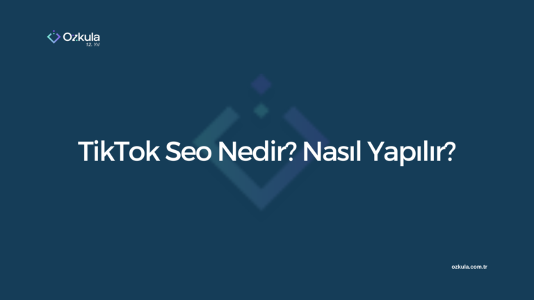 TikTok Seo Nedir? Nasıl Yapılır?