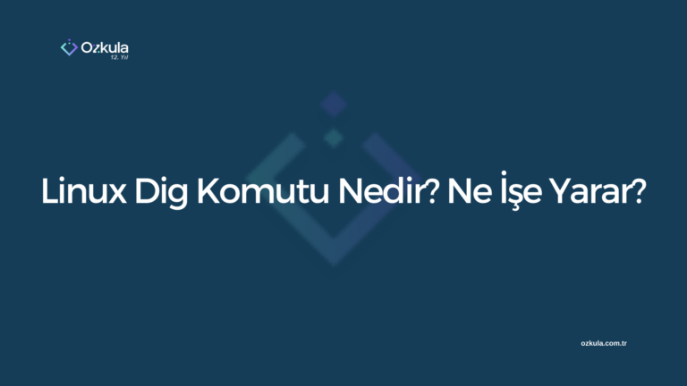Linux Dig Komutu Nedir? Ne İşe Yarar?