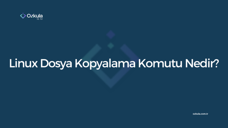 Linux Dosya Kopyalama Komutu Nedir?