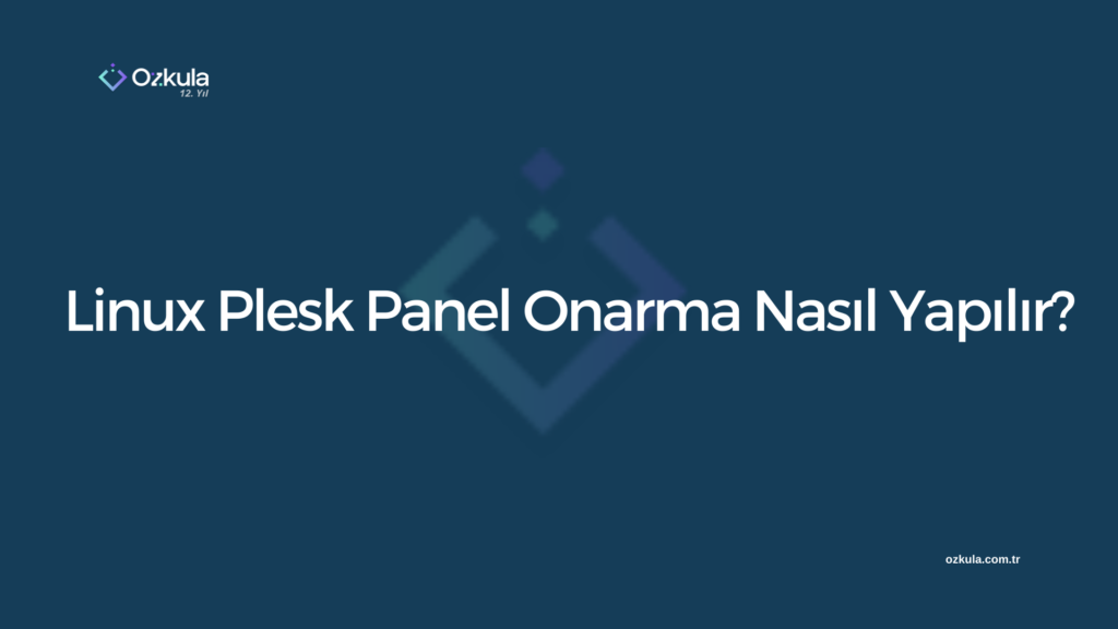Linux Plesk Panel Onarma Nasıl Yapılır?