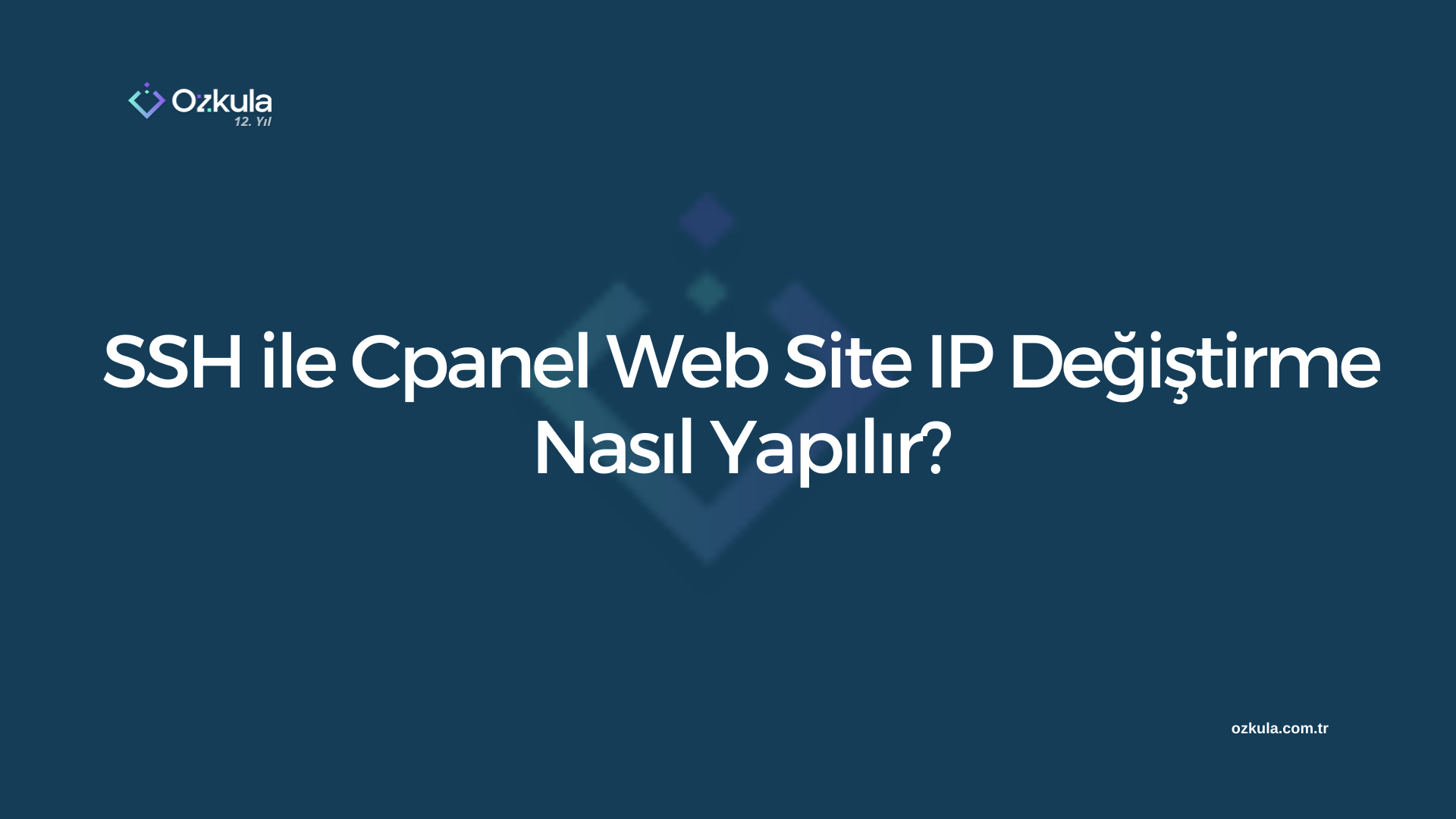 SSH ile Cpanel Web Site IP Değiştirme Nasıl Yapılır?