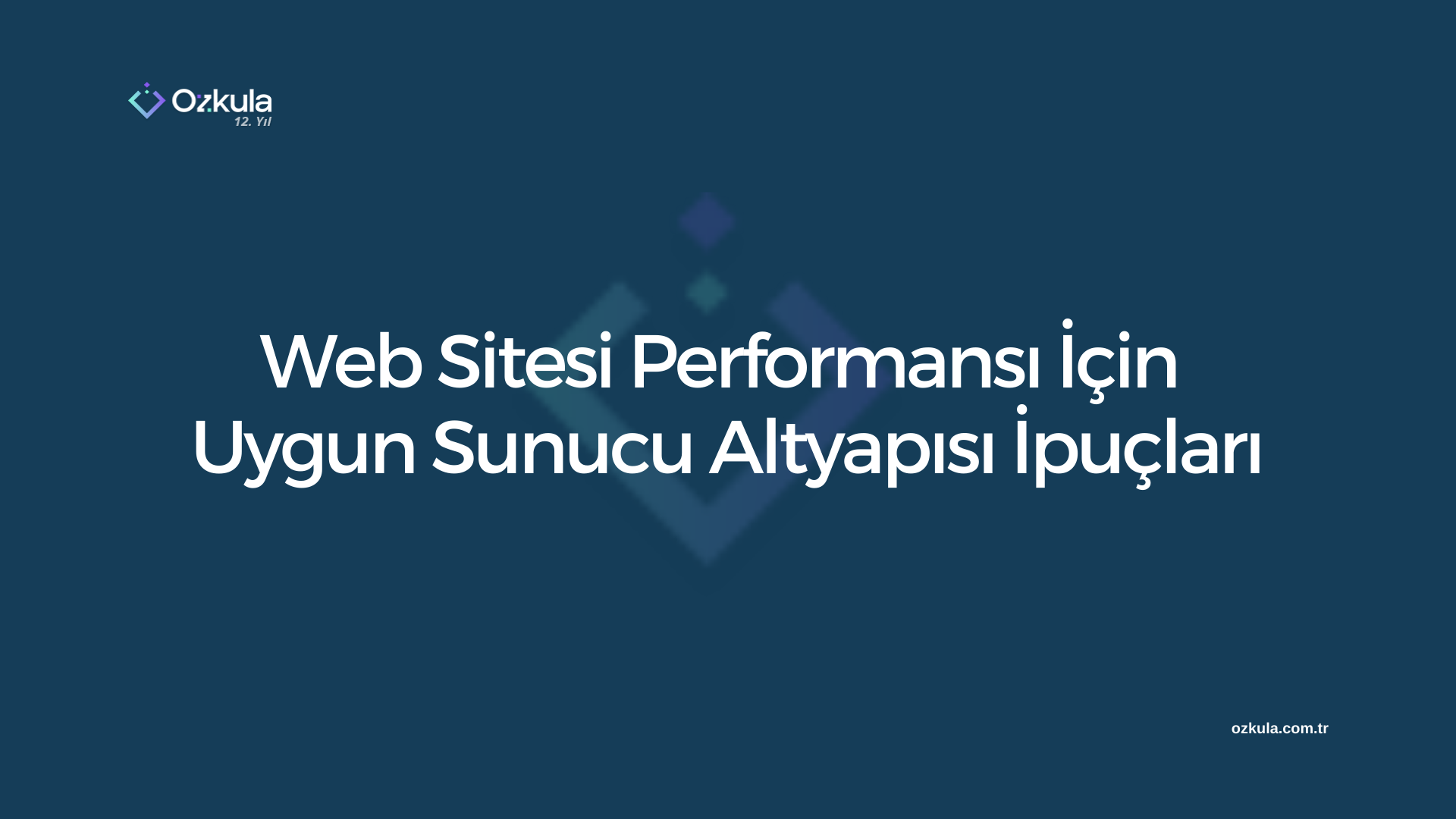 Web Sitesi Performansı İçin Uygun Sunucu Altyapısı İpuçları