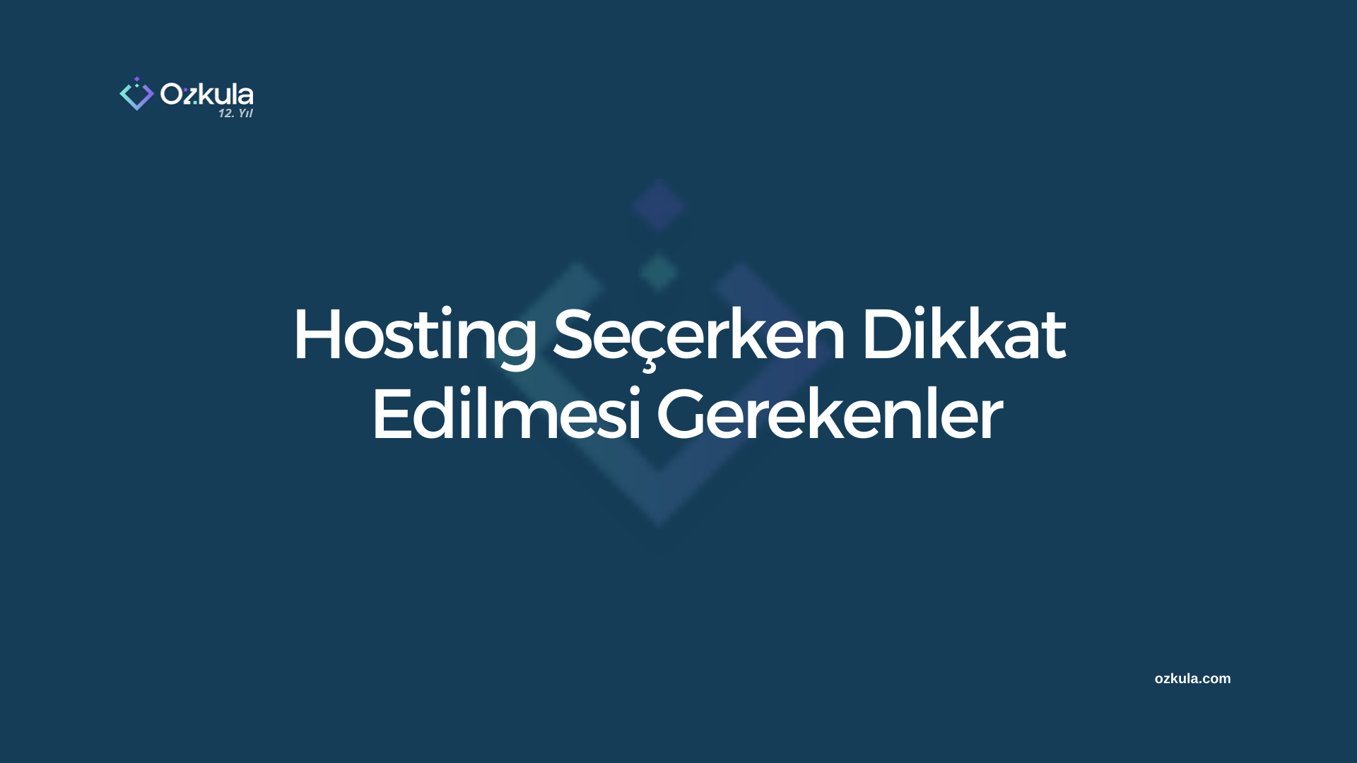 Hosting Seçerken Dikkat Edilmesi Gerekenler
